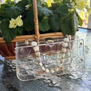 Vintage lucite handbag.